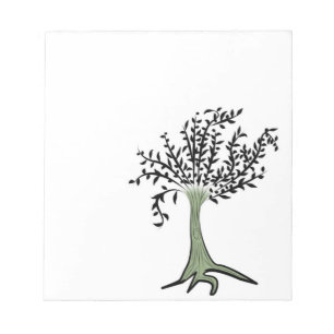 Green tree notepad