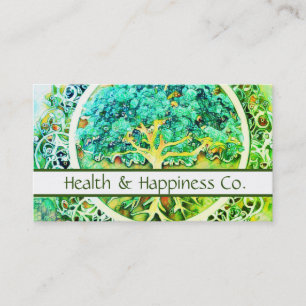 Green Tree of Life Business Card