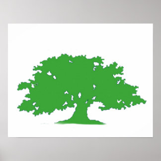 Green Tree Poster