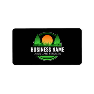 Green Tree Sun Lawn Care Services Label