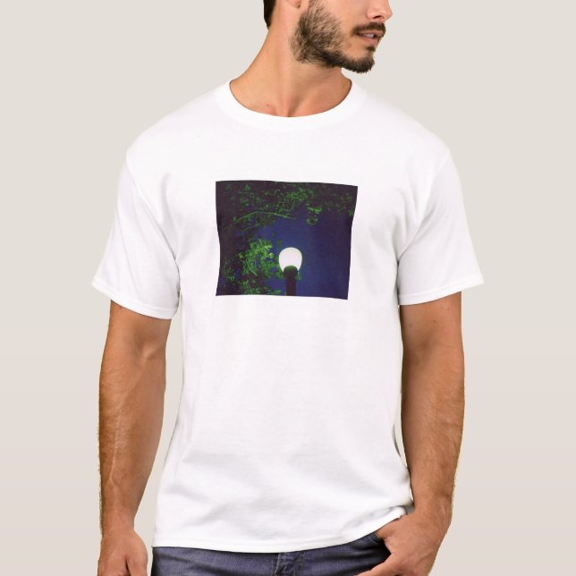 green tree under light T-Shirt (Front)