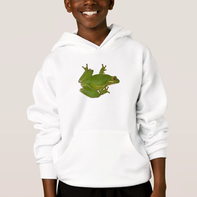 Green Treefrog Kid Sweatshirt (Front)