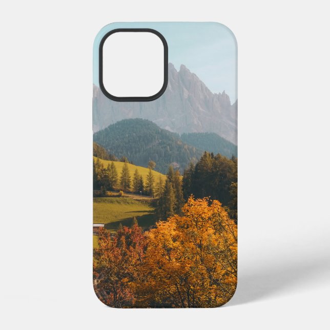 GREEN TREES AND GRASS FIELD iPhone CASE (Back)