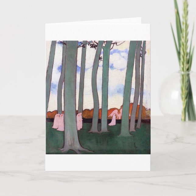 Green Trees, Maurice Denis Card (Front)