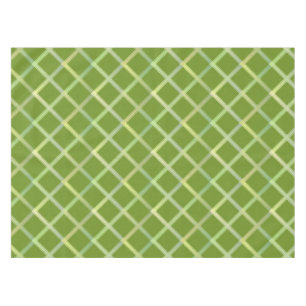 Green Trellis Pattern Tablecloth