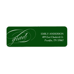 Green Trendy Calligraphy Graduation Address
