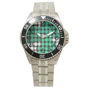 Green Triangle Harlequin  Watch