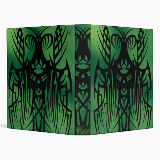 Green Tribal School Binder