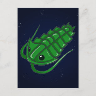 Green Trilobite Postcard