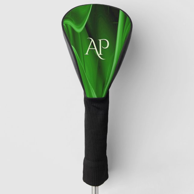 Green Trip Monogrammed Golf Head Cover (Front)