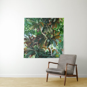Green Tropical Jungle Tapestry