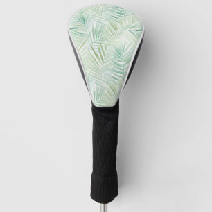Green Tropical Leaves Aloha Golf Head Cover