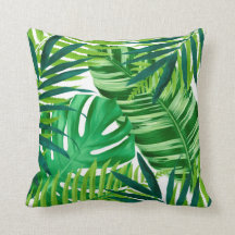 Green tropical leaves
