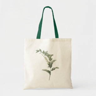 Green Tropical Leaves Tote Bag