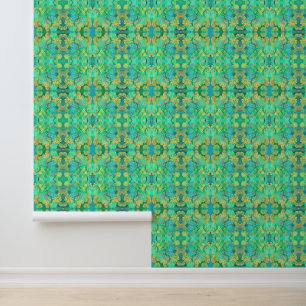 Green Tropical Leaves Wallpaper