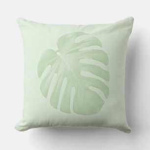 Green Tropical Pillow
