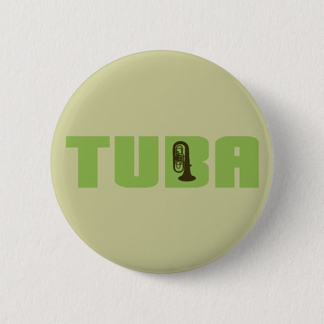 Green Tuba Button (Front)