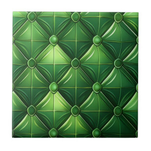 Green Tufted Design Tile