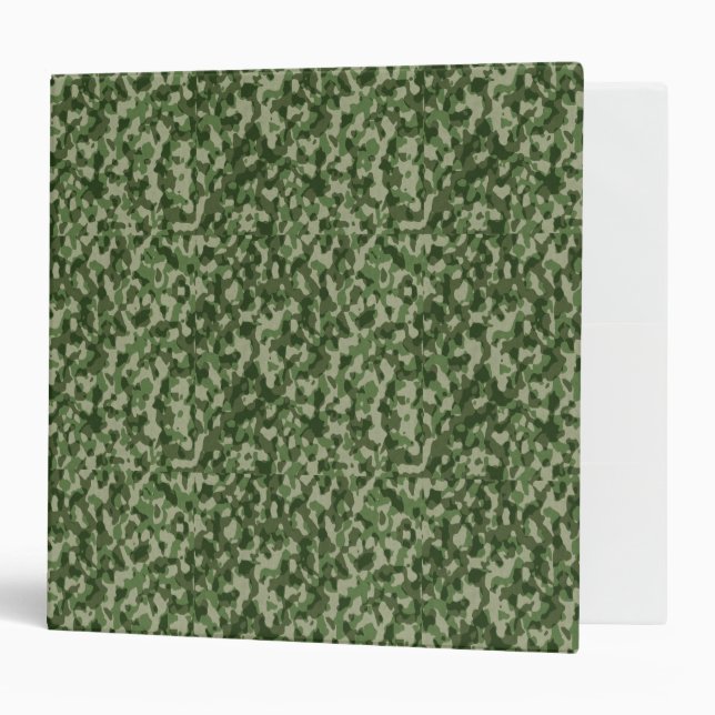 Green Tundra Camo Binder (Front/Inside)
