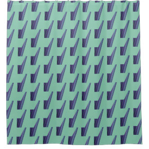 Green Turquoise Gradating Stripes