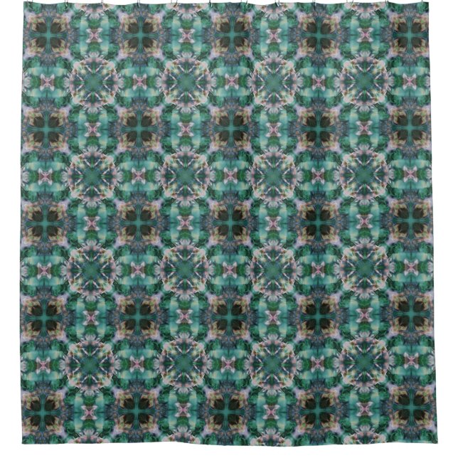 Green-turquoise ornament (Front)
