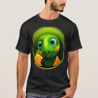 Green Turtle Baby 3D