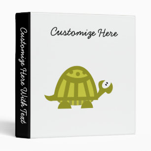 Green Turtle Binder