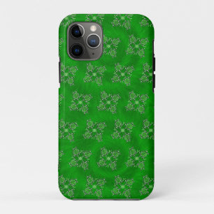 Green Turtle Dot Art, iPhone 11 Pro Case