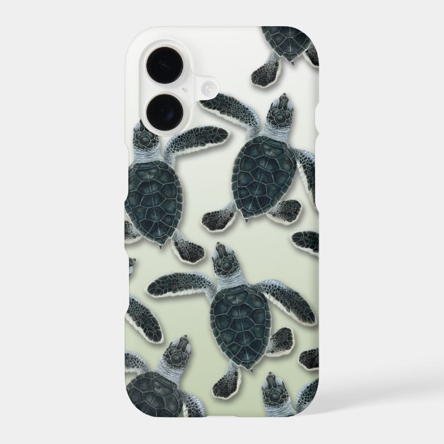 Green Turtle iPhone Case (Back)