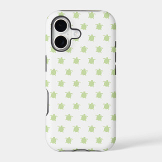 Green Turtle Pattern iPhone Case