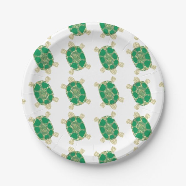 Green Turtle Plates (Front)