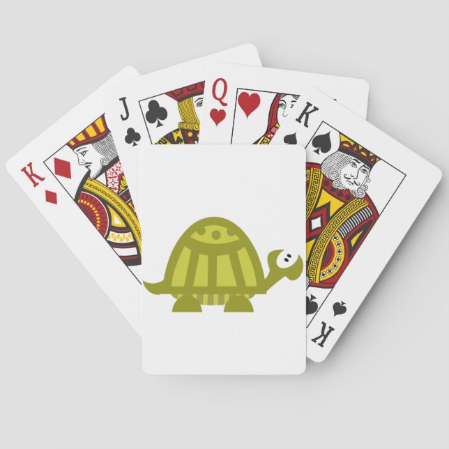 Green Turtle Playing Cards (Back)