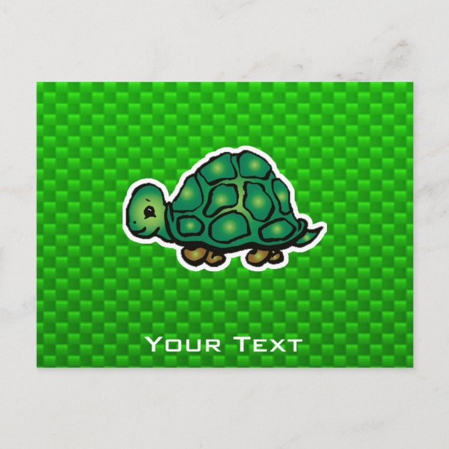 Green Turtle Postcard (Front)