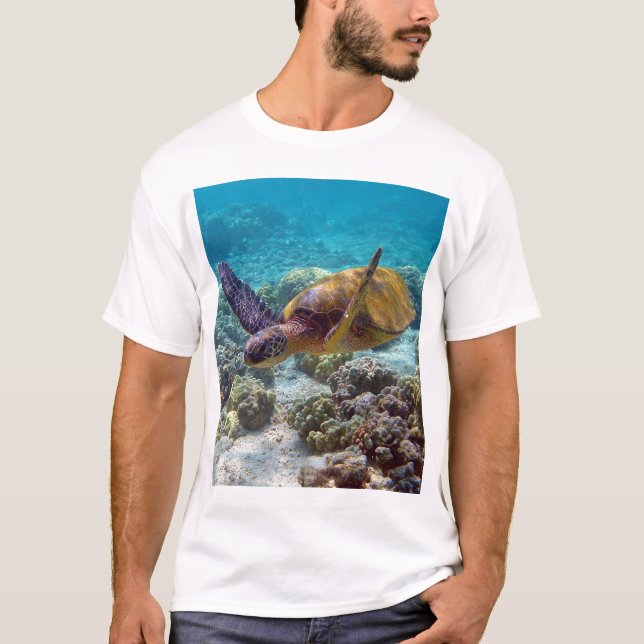 Green turtle T-Shirt (Front)