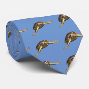 Green turtle tie