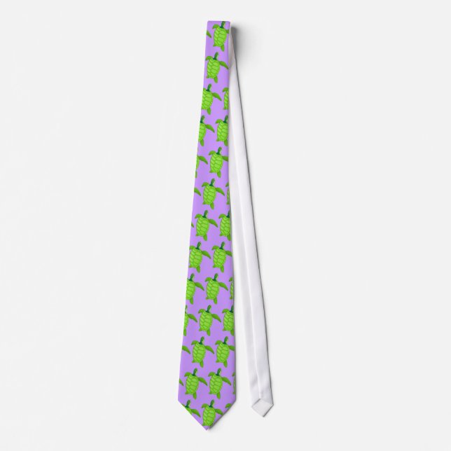 Green turtles-103 tie (Front)