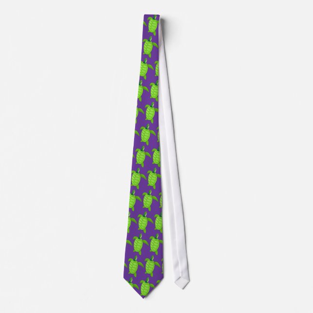 Green turtles-93 tie (Front)