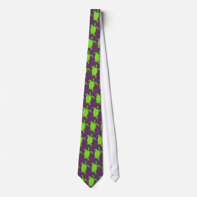 Green turtles-97 tie (Front)