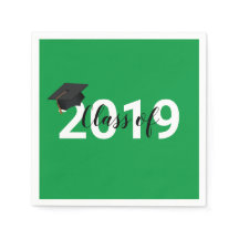 Green Typography Graduation Class of 2019