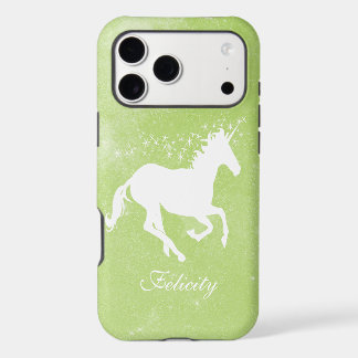 Green Unicorn Personalized Case-Mate iPhone Case
