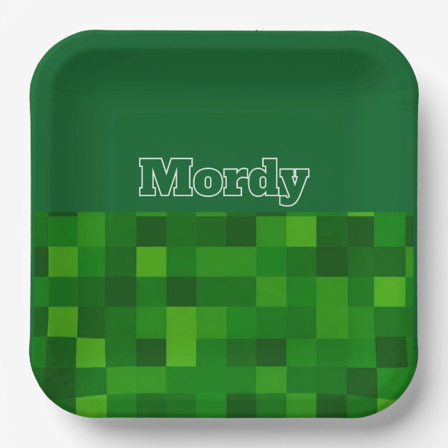 Green upsherin plate (Front)