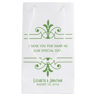 Green v2 Fancy Ornamental Gift Bag