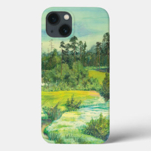 green valley iPhone 13 case