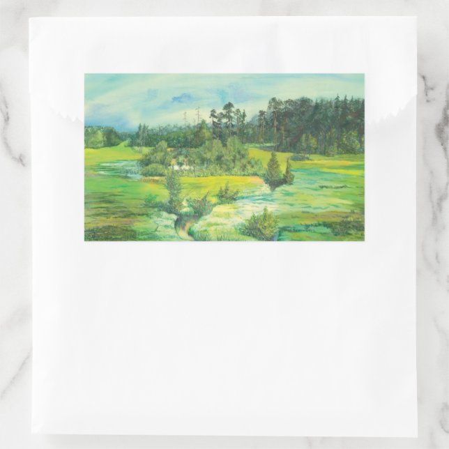 green valley sticker (Bag)