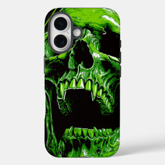 green vampire iPhone 16 case