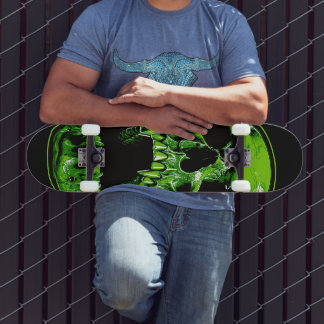 green vampire skateboard