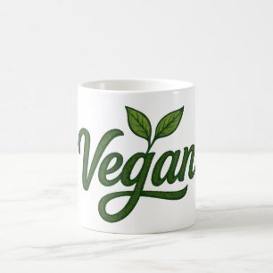 Green Vegan Coffee Mug