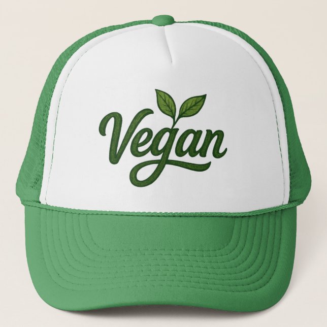 Green Vegan Hat (Front)