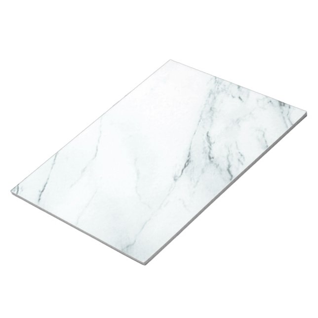 Green Vein Marble Look Personal Notepad (Angled)