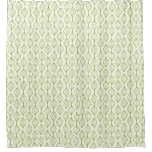 Green vertical ogee pattern background